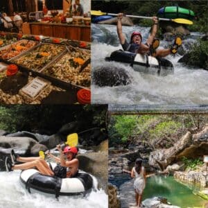 Combo Tour: River Tubing + Lunch + Hot Springs & Mud bath