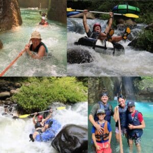 La Leona Waterfall Adventure Hike + White Water River Tubing